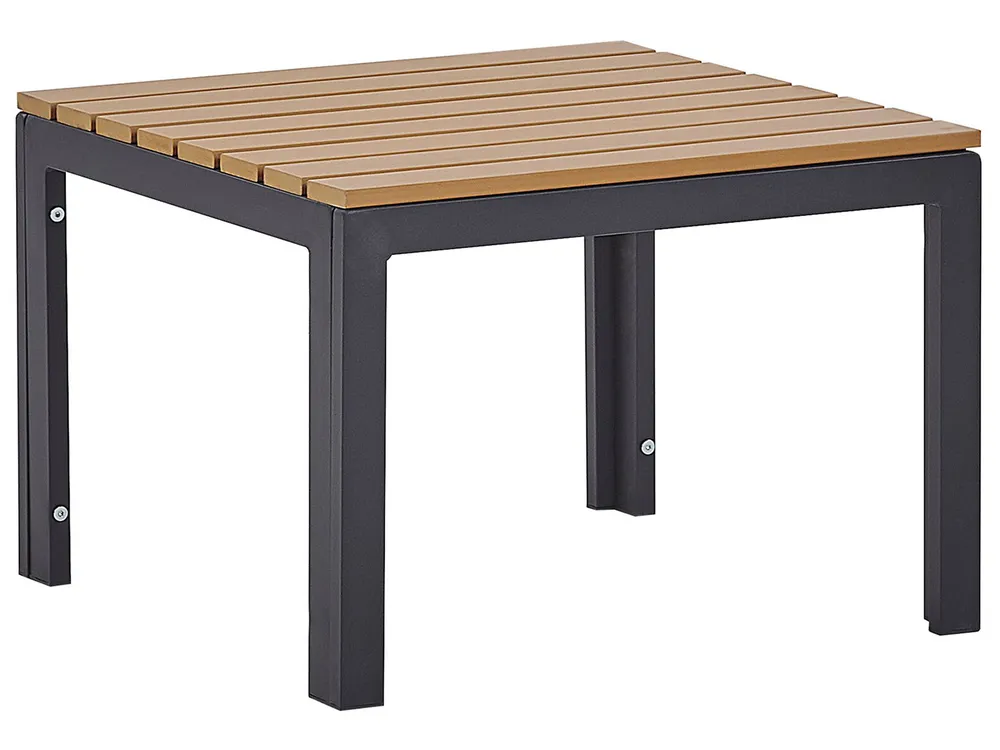 Garden Corner Sofa with Table 4 Seater PIENZA II Modular Grey Right Hand_776809