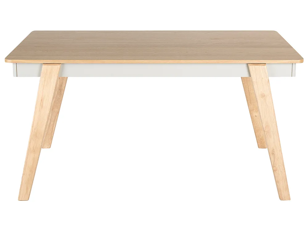 Dining Table PHOLA Light Oak 150 cm 90 cm_832109
