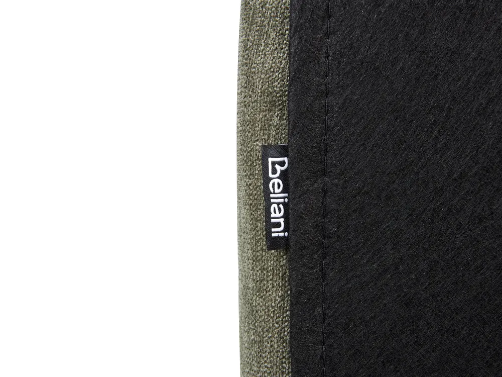 Waterbed Faux Linen LAVARDENS 160 x 200 cm (EU King Size) Green_971108