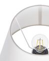 Lampa stołowa ceramiczna szara FABILOS_878685