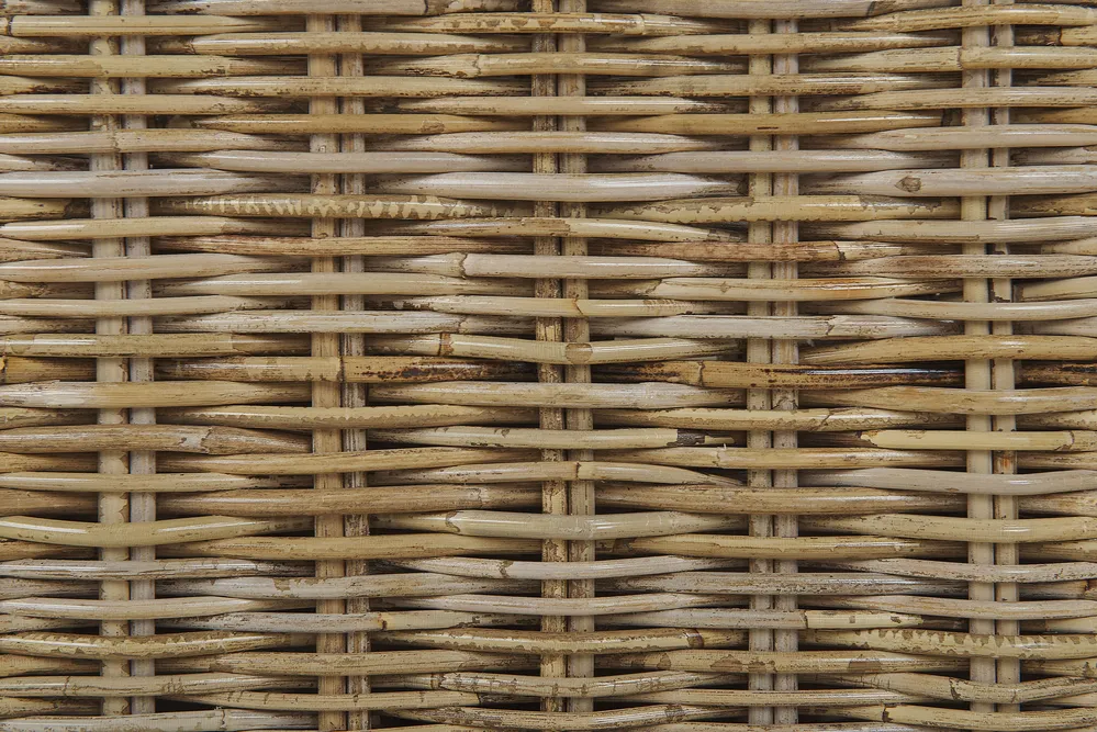 Garden Sofa 2 Seater ARDEA Rattan Light Brown_785362