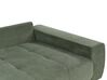 4 Seater Chenille Sofa Dark Green TORPO_918906