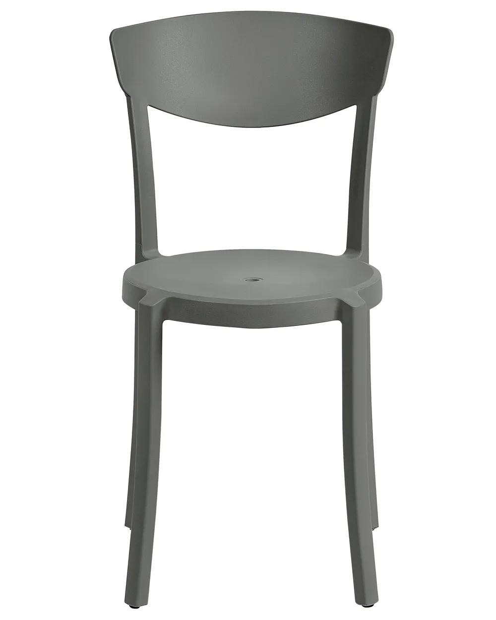 Set di 4 sedie da giardino VIESTE Grigio scuro_861695