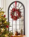 Decorative Christmas Wreath ⌀ 40 cm Red PUROL_836461