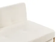 Set da salotto 3 posti EDLAND con Panca Bouclé Bianco_1041132