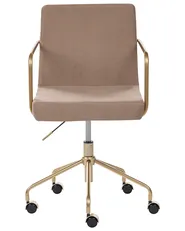 Office Chair TRINITY Corduroy Light Brown_1077458