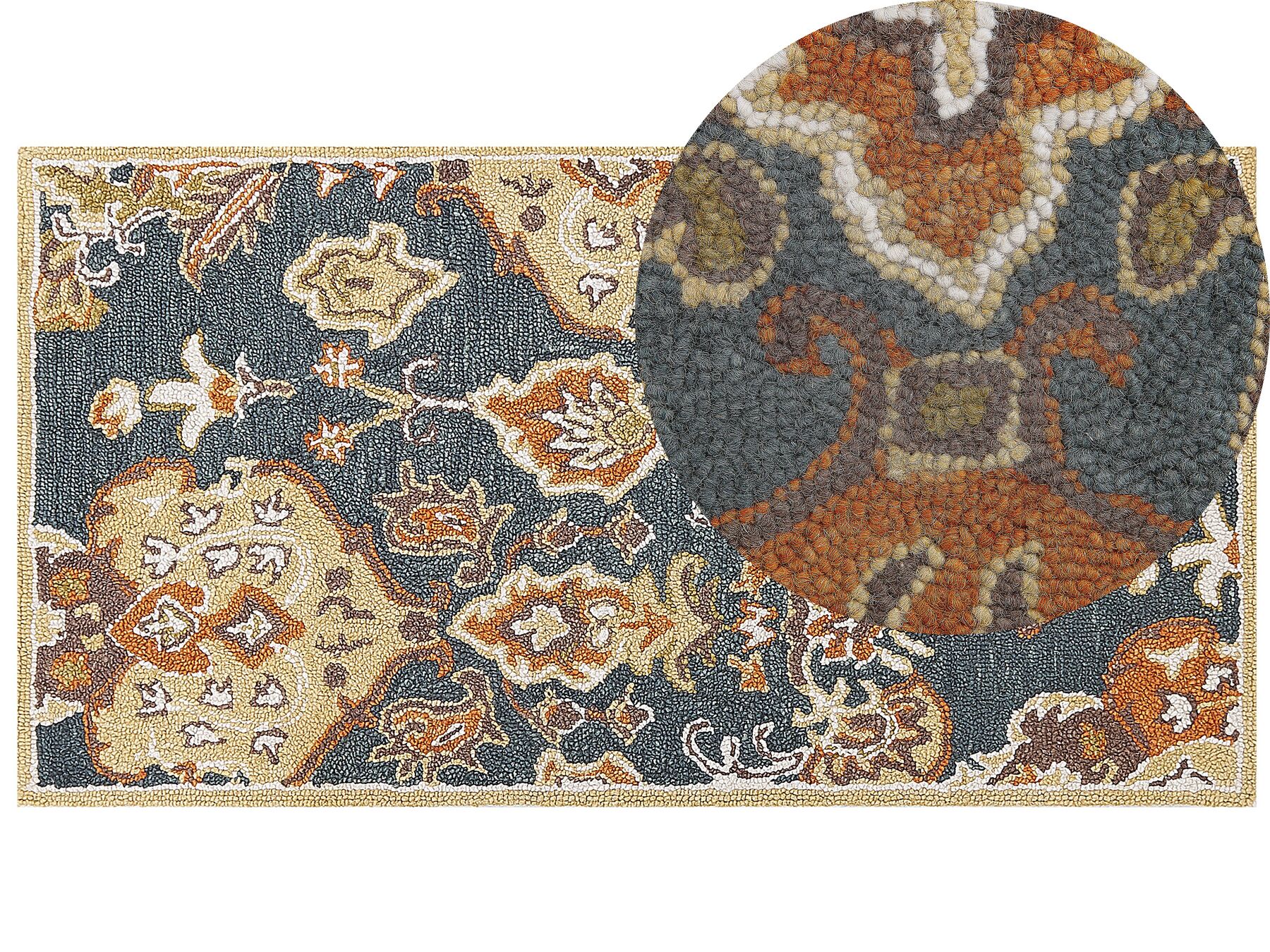 Vlněný koberec 80 x 150 cm vícebarevný UMURLU_830926