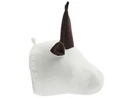 Kids Wall Decor Bull GEOFFREY Cotton 24 cm White_848240