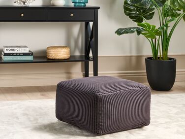 Corduroy Pouffe Dark Grey MUKKI