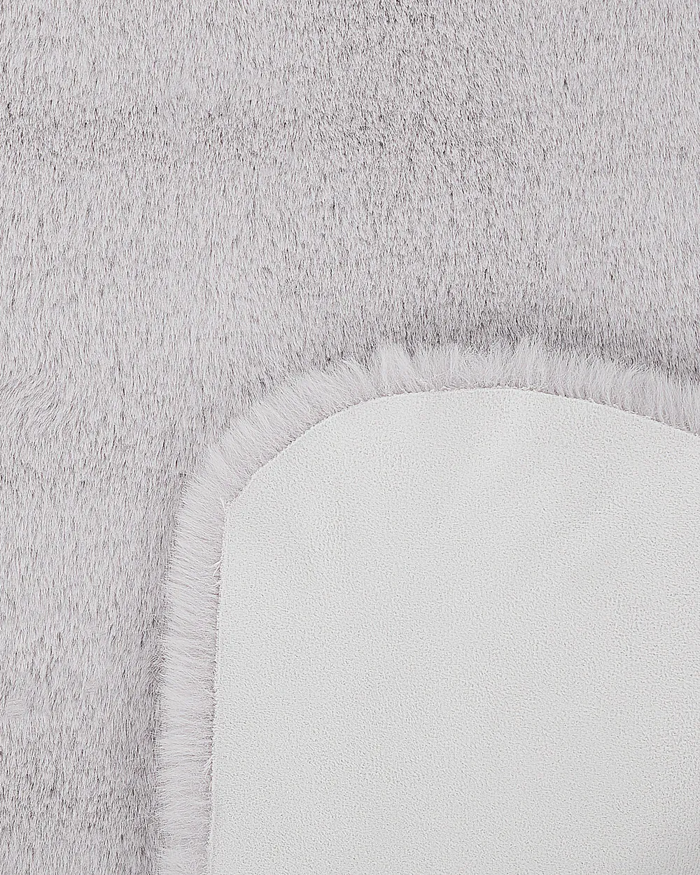 Faux Fur Rug UNDARA Light Grey 60 x 90 cm_812952