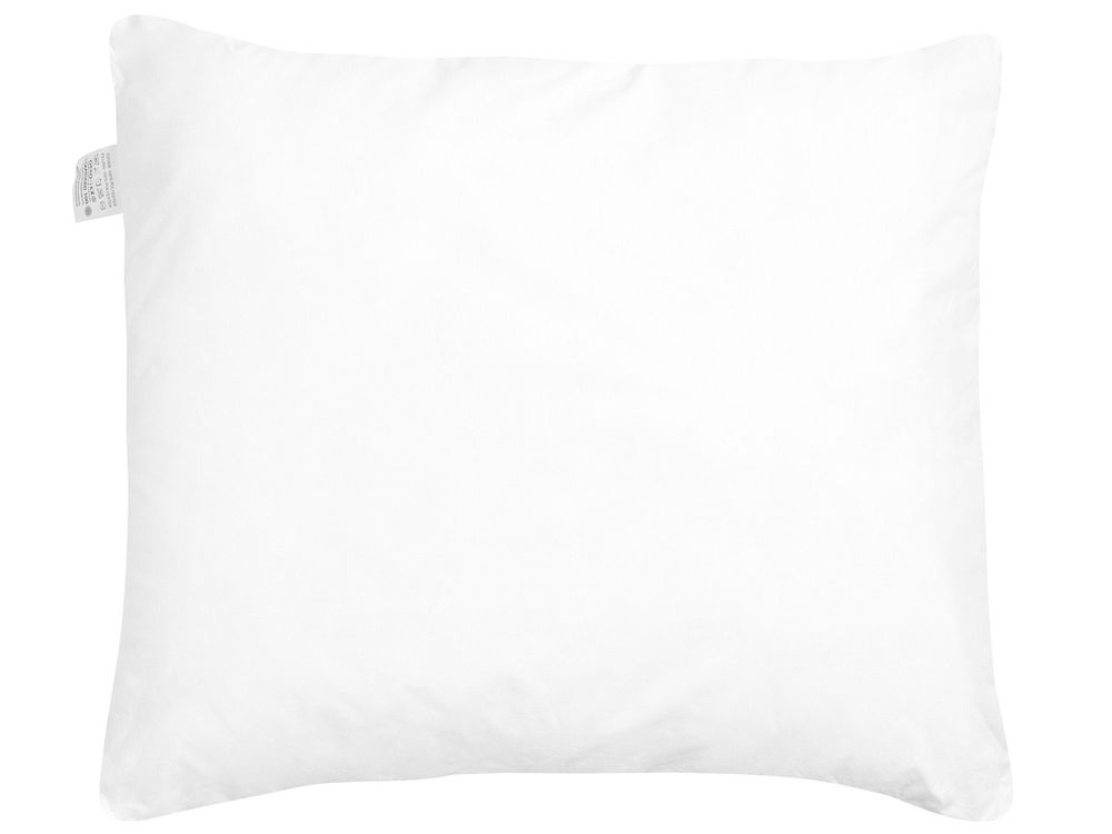 Bed Pillow ERRIGAL High 80 x 80 cm Microfibre White