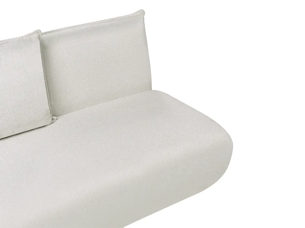 Sofa Bed 2 Seater ROROS Faux Linen Off-White_1038993