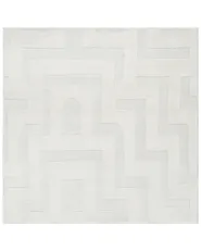 Rug GINGERA Off-White 160 x 160 cm_1124665