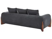 Set da salotto 6 posti VINLIDEN Nero_1048226