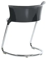 Set of 2 Dining Chairs OSHKOSH Black_1107674