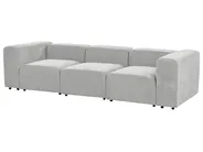 Modular Sofa 3 Seater FALSTERBO Corduroy Grey_916224