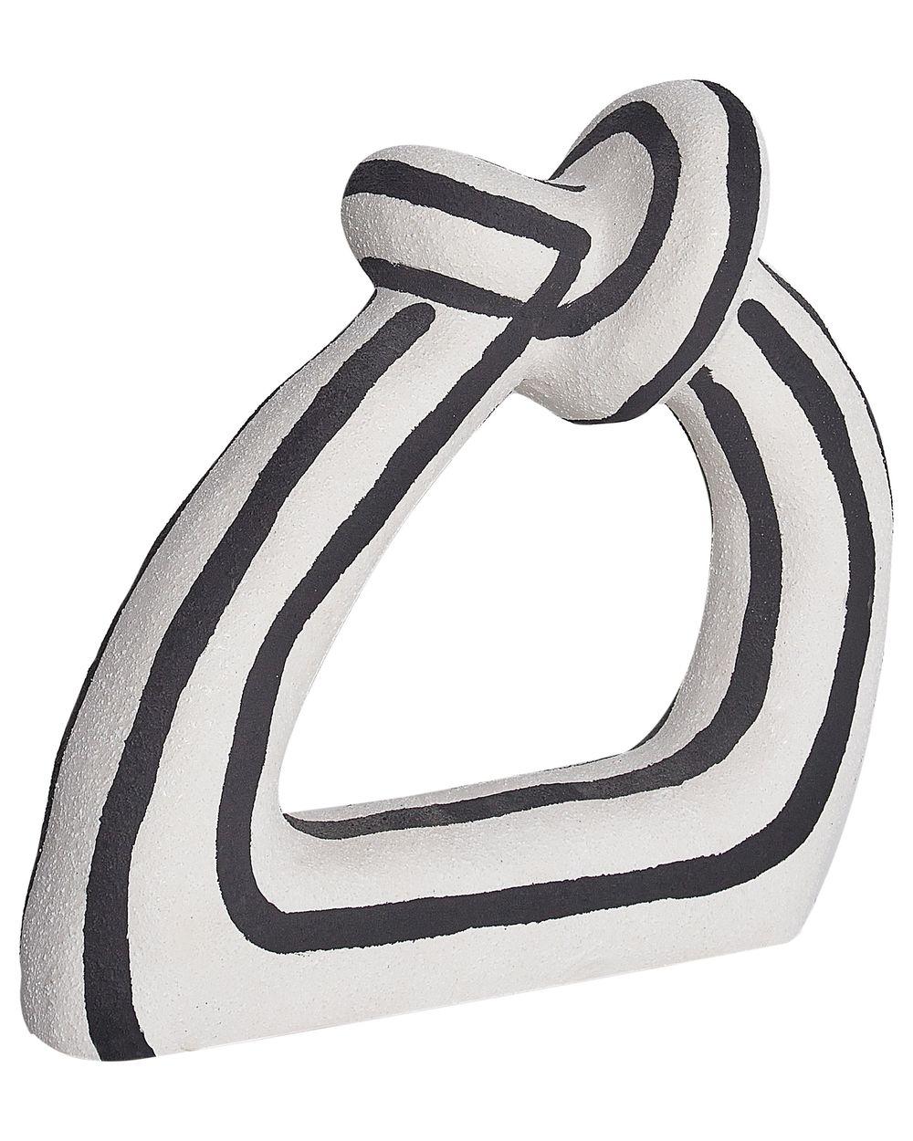 Dekorativ figur ZANDER Stentøj Sort/hvid | Beliani.dk