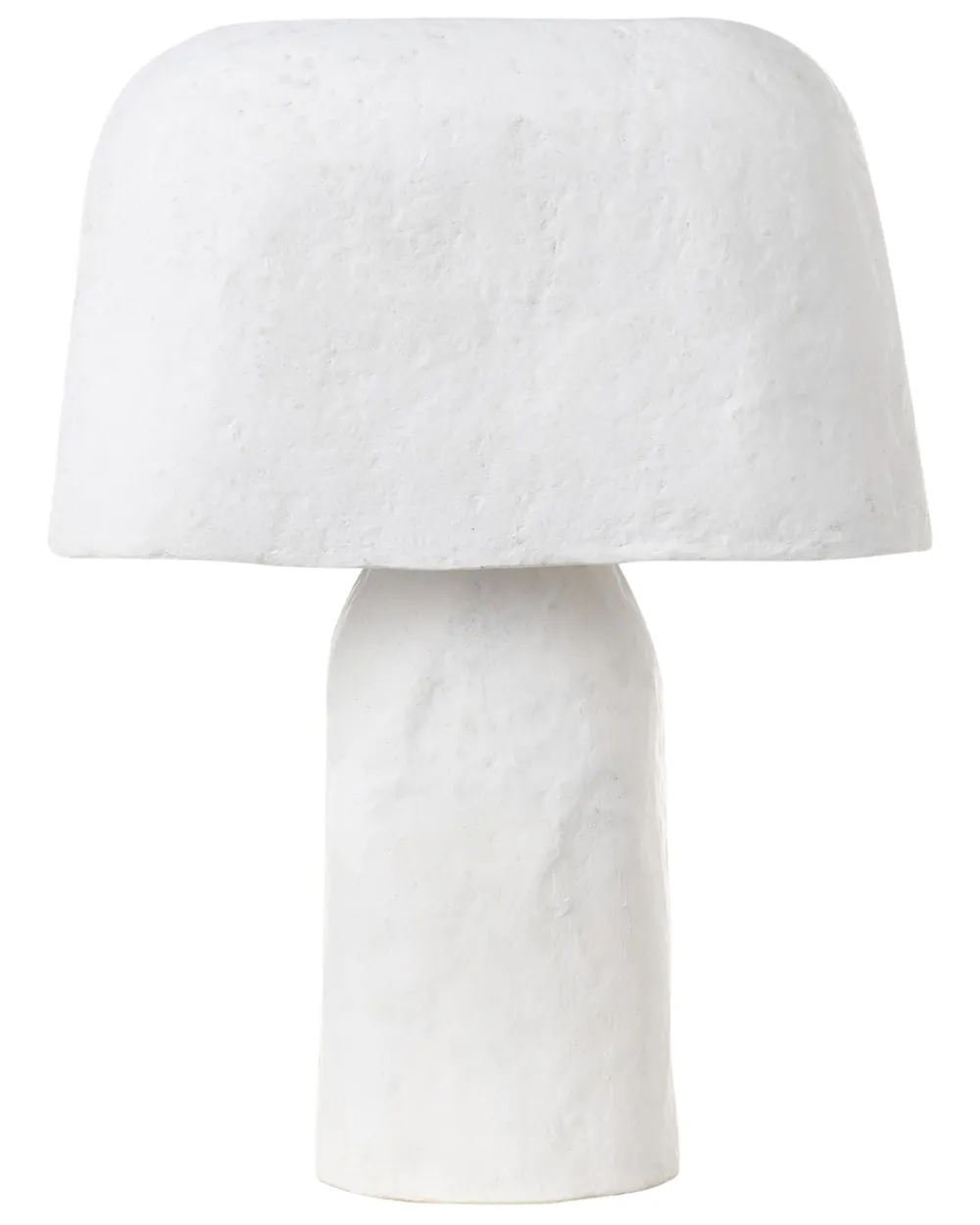 Lampada da tavolo Japandi beige con paralume in lino - Dahlia