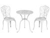 Metal Garden Bistro Set White TRIORA/DASCIO_931826