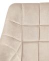 Kontorstol velour beige LABELLE_934227