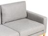 2-Sitzer Sofa grau / hellbraun SIGGARD_920533