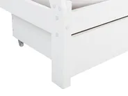Lit à tiroirs pour enfants Tipi Bois de pin DEVAY 90 x 200 cm Blanc_963574