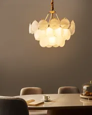 Chandelier BIGOTE Glass Brass_1005900