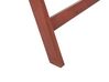 Zestaw mebli balkonowych drewno akacjowe z poduszkami beżowoszarymi TOSCANA_781661