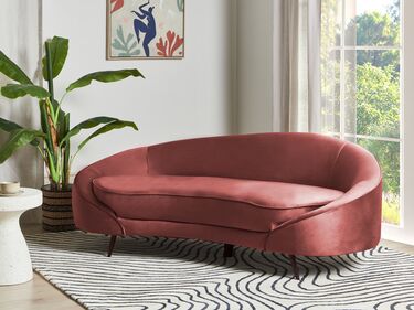 Velvet Sofa Red SAVAR