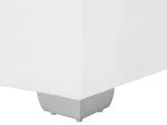 Boxspringbett Kunstleder PRESIDENT 90 x 200 cm Weiß_734721