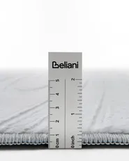 Dywan ze sztucznego futra ONTAKE Jasnoszary ø 160 cm_1093517