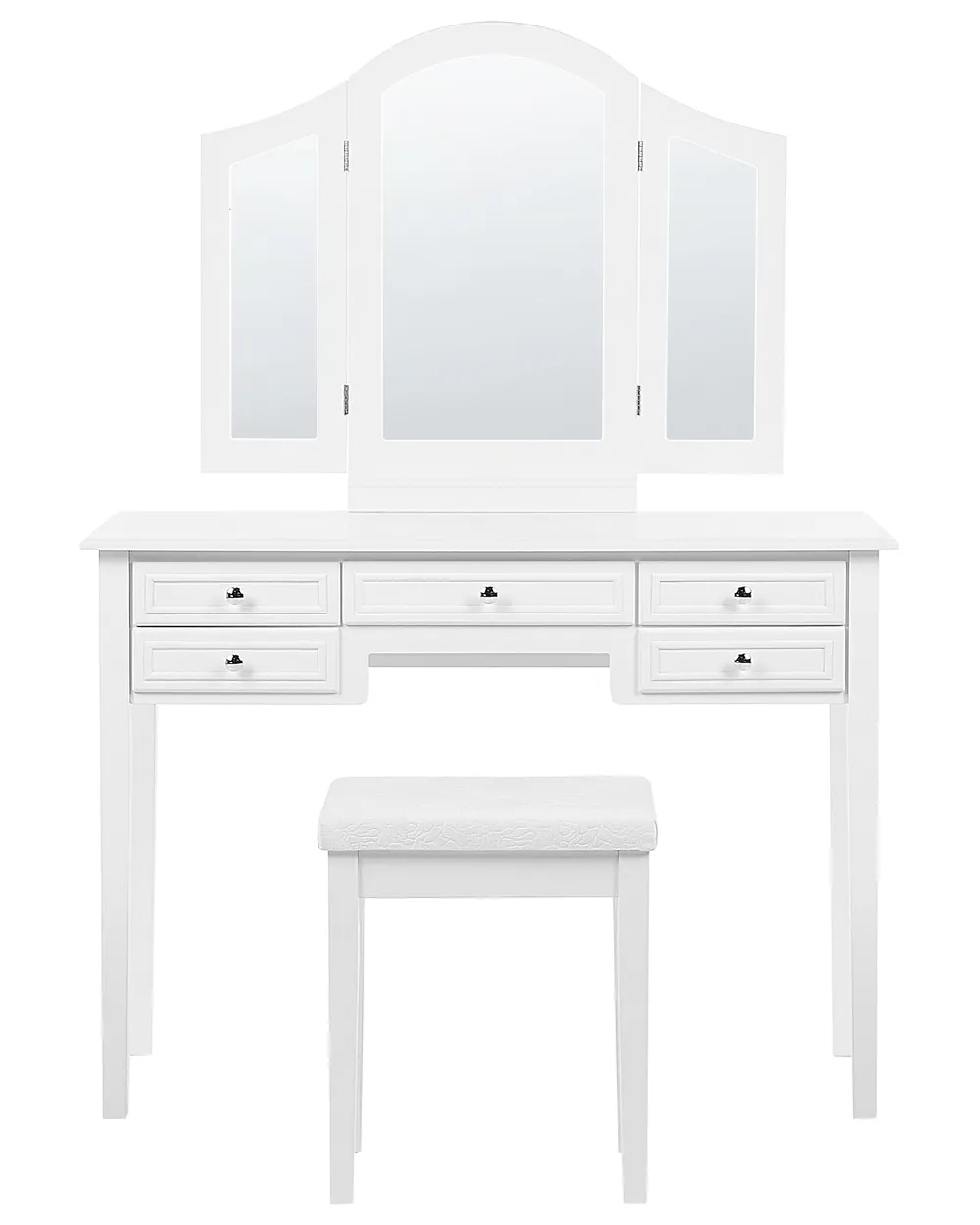 marie antoinette dress Small Dressing Table with Mirror and Lights, Stool -Makeup Vanity Desk