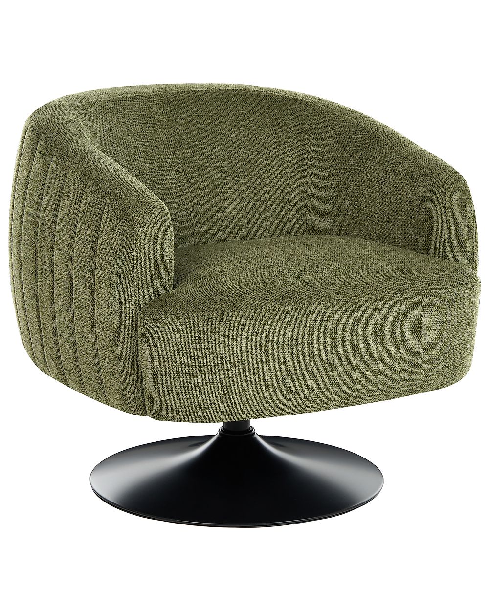 Poltrona girevole NORAGER Tessuto Verde