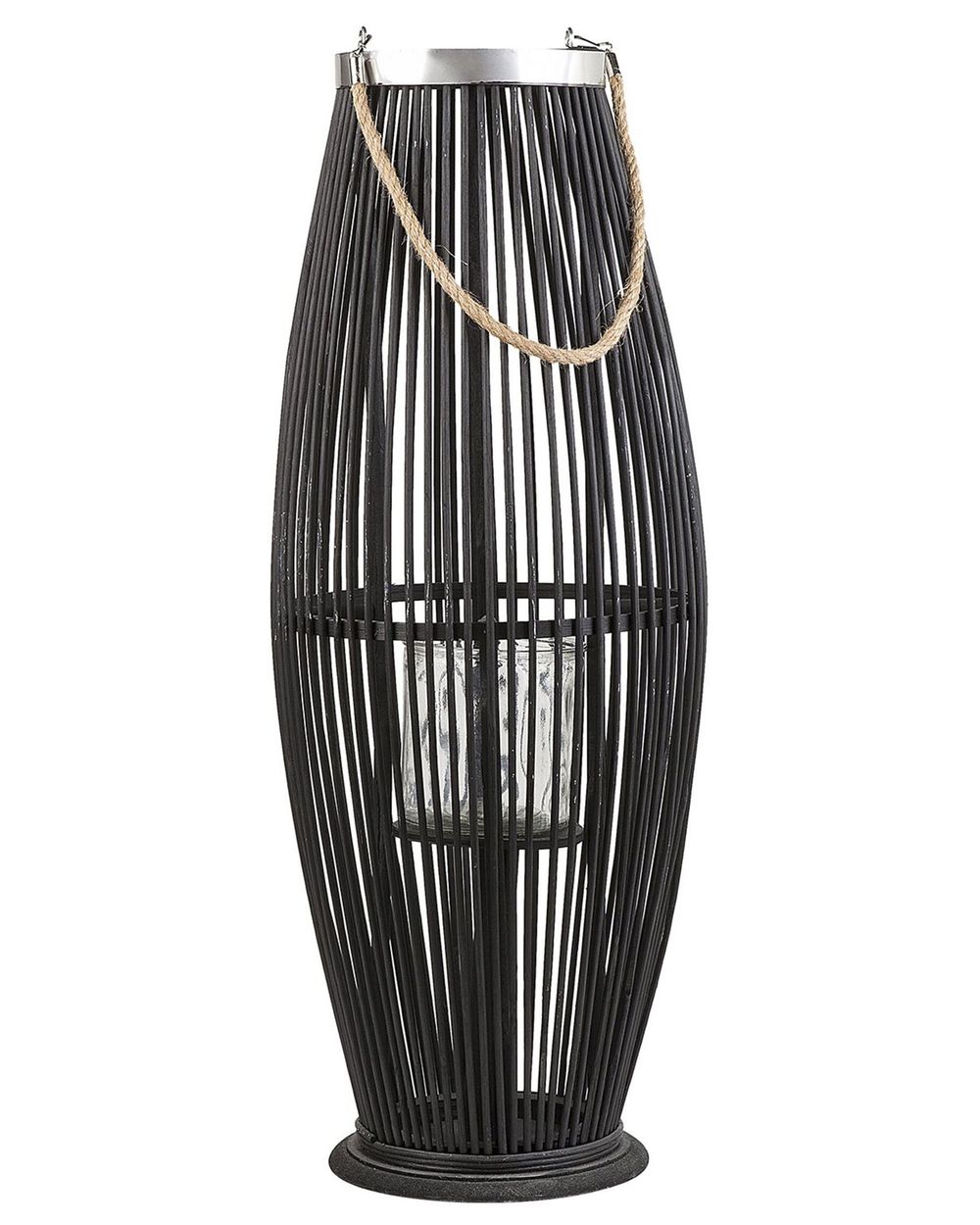 Lampion TAHITI 72 cm Bambus Czarny