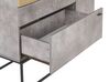 3 Drawer Sideboard Grey with Light Wood ARIETTA_790449