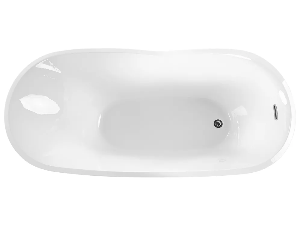 Vasca da bagno freestanding DULCINA 170 x 80 cm Nero/Bianco_812182