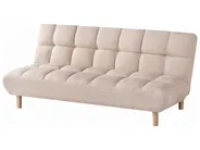 Divano letto 2 posti RISOR Bouclé Beige_1053613