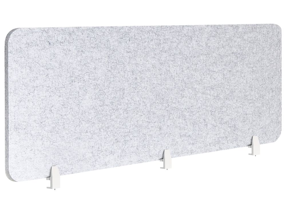 Cloison amovible de bureau SPLIT 180 x 50 cm Gris