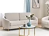 Sofa 3 Seater TROSA Fabric Beige
