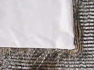 Blanket ASDAD Fabric 150 x 200 cm Brown_789965