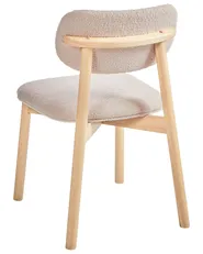 Set di 2 sedie da pranzo MILLS Bouclé Marrone chiaro/Beige chiaro_975925