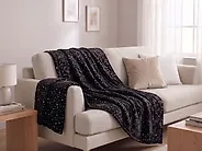 Blanket ALAZEYA 130 x 180 cm Black_1178243