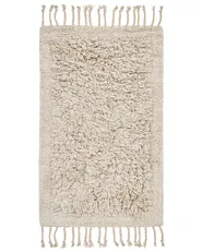 Tappeto da bagno OLTAN Beige 50 x 80 cm Cotone_905627