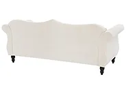 Sofa 3 Seater SKIEN Velvet Light Beige_1161665