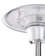 Freestanding Infrared Patio Heater ASKJA 1500 W Silver_815742