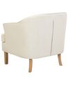 Fabric Armchair Beige ELVERUM_848538