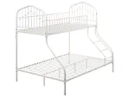 Bunk Bed Metal CHAMONIX 90/140 x 200 cm White_976746