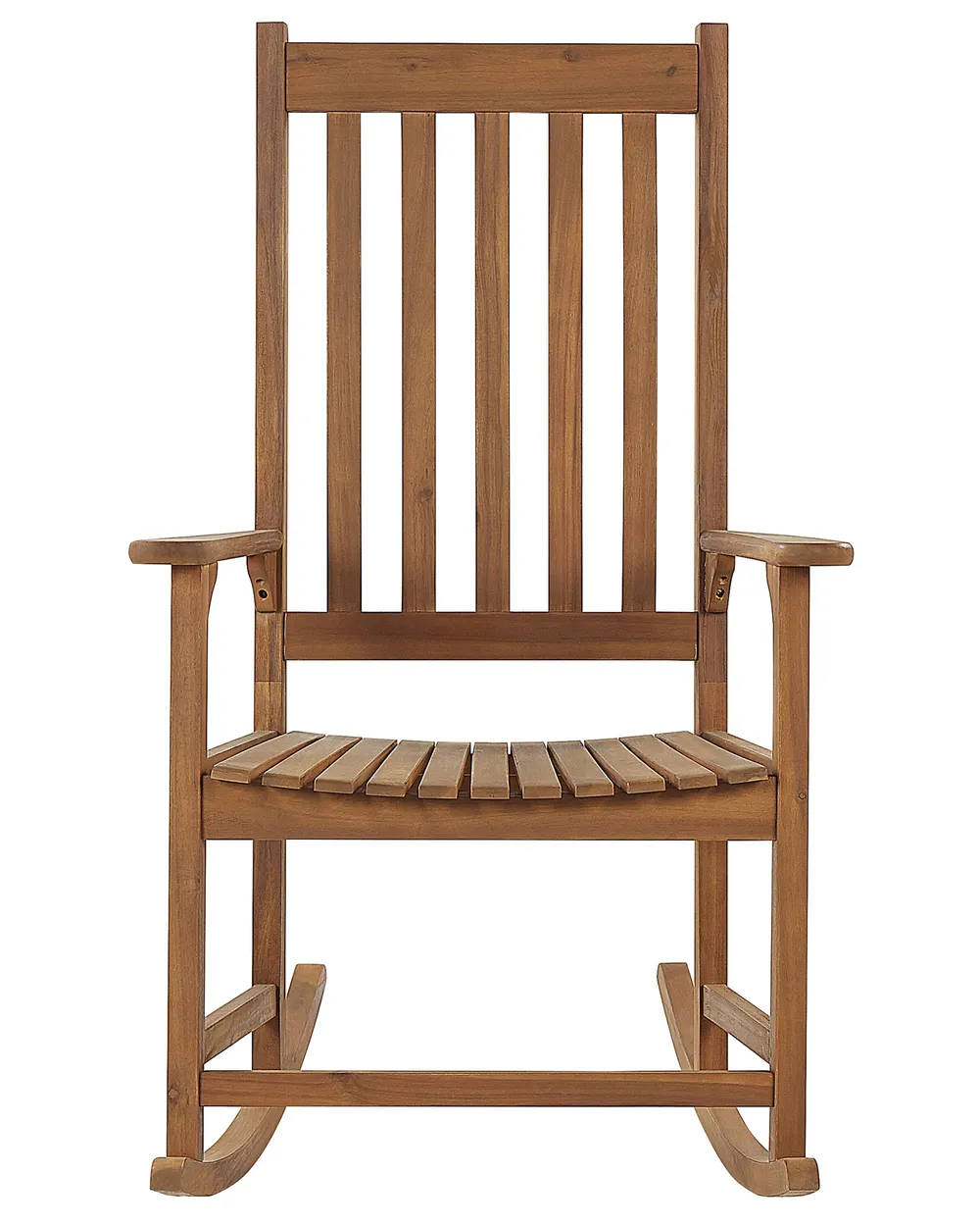 Poltrona a dondolo BOJANO Legno d'acacia Marrone_843672