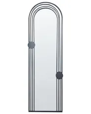 Wall Mirror AJAIN 45 cm 146 cm Metal Black_900656