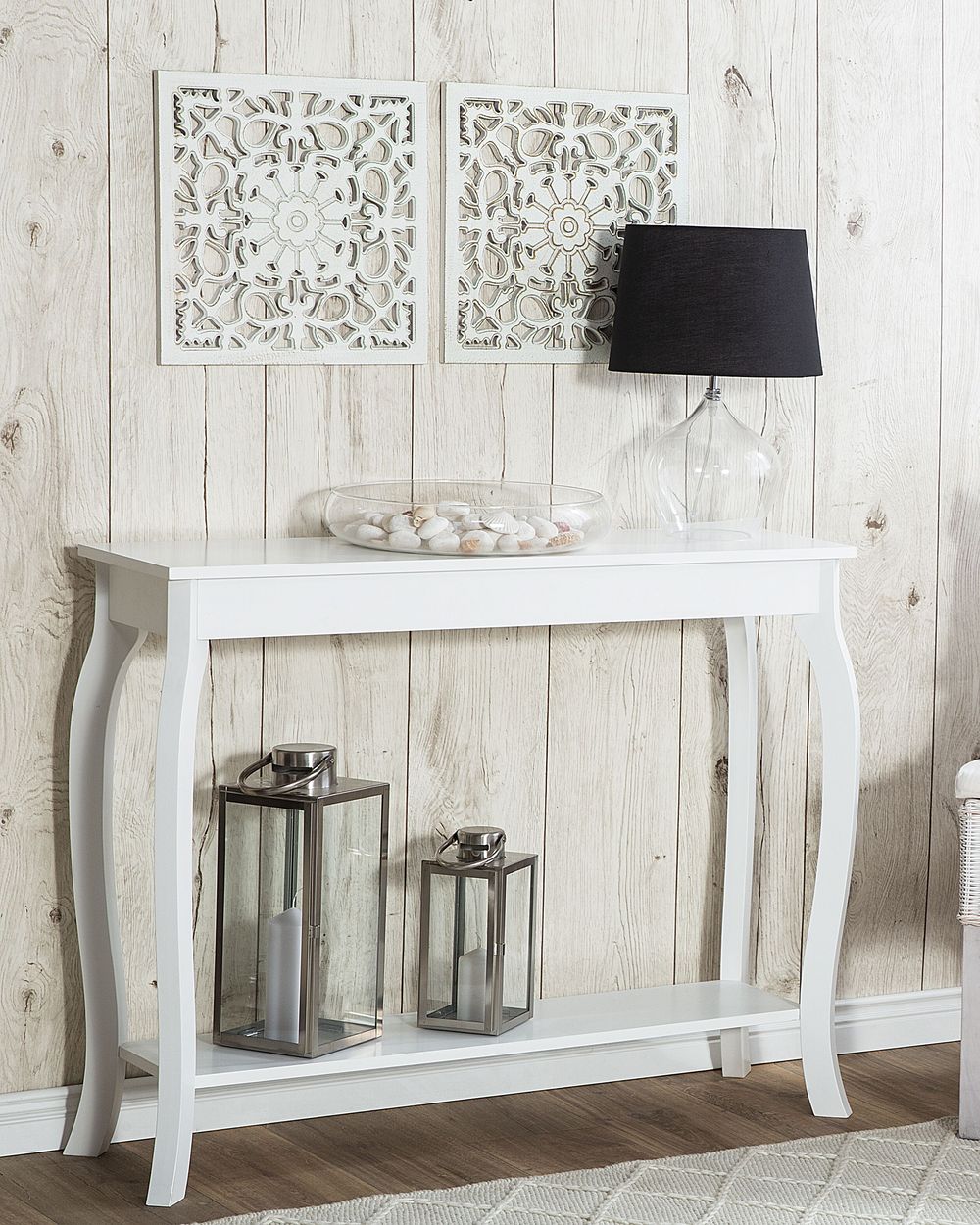 Tavolino consolle HARTFORD Bianco